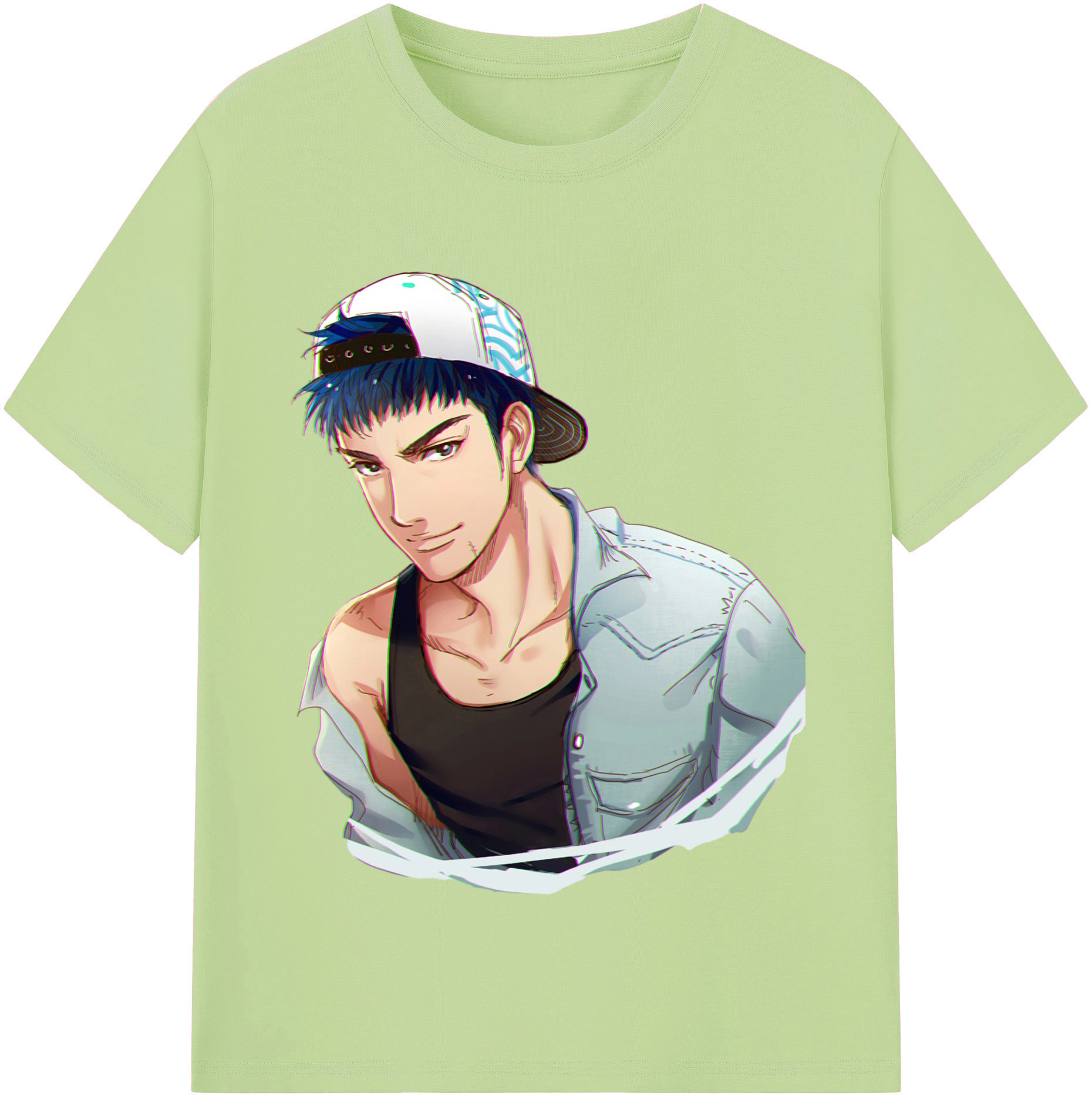 SLAM DUNK／スラムダンク 綿100％半袖Tシャツ（フロントプリント）